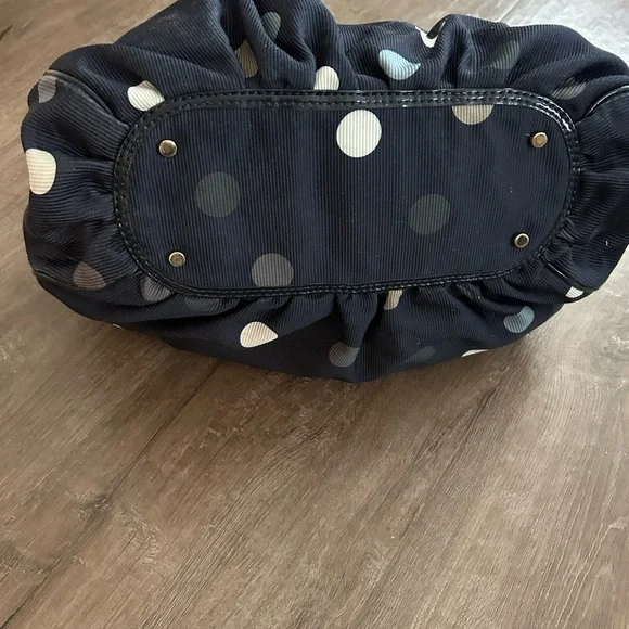 Kate Spade  EUC storybook lining Black Polka Dot Women's Bag - Picture 5 of 7